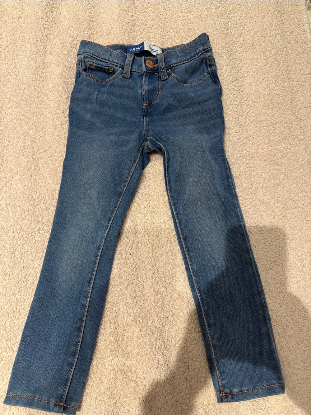 Old Navy Girls' Medium Blue Skinny Jeans